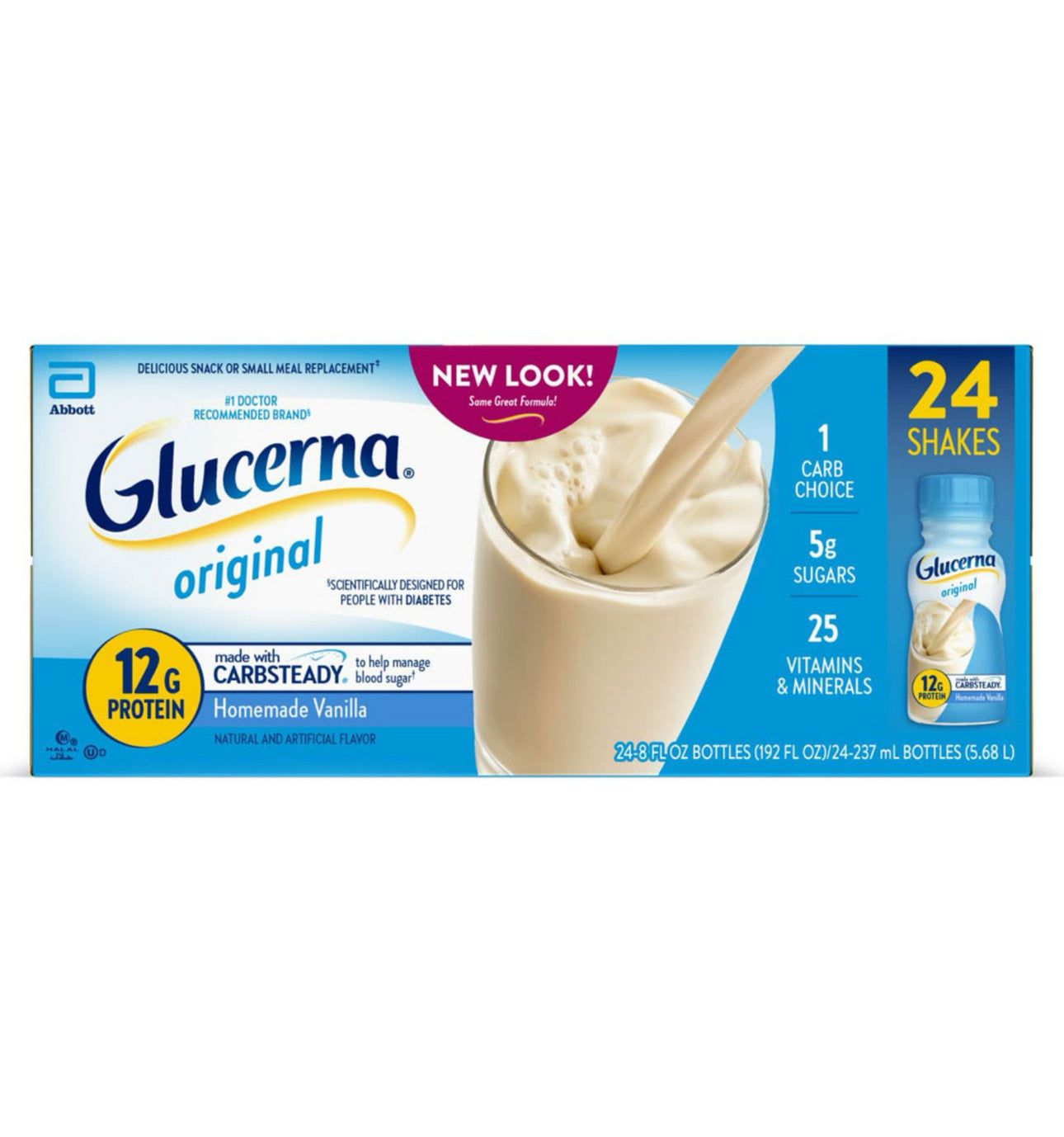 Glucerna Nutritional Shake 24 Pack