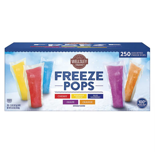 Wellsley Farms Freezer Pop 250 Count